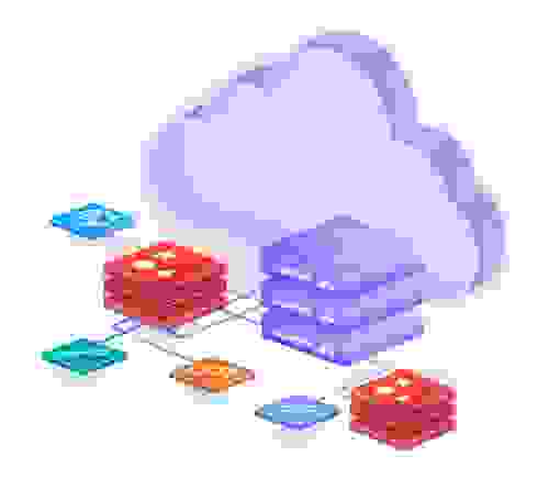redis图标连接到云，模块和服务器
