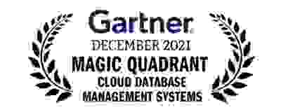 Gartner Magic Quaddant for Cloud DBMS 2021